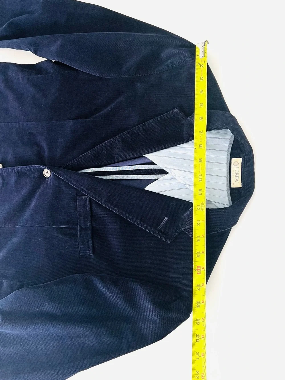100% Cotton J. Crew Men’s Navy Corduroy Blazer